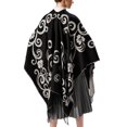 thumbnail image 5 of Manxivoo Cardigan for Women, Women's Travel Plaid Shawl Wraps Open Front Poncho Cape Warm Oversized Sweaters Casual Cardigan Shawls for Fall Winter Long Cardigans for Women Trendy Black One Size, 5 of 9