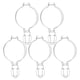 thumbnail image 3 of ColoMX 5 clips de alambre de acero inoxidable para frascos: hebillas de sellado para envases de vidrio, accesorios para conservación de alimentos en la cocina y el hogar., 3 of 7