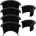 thumbnail image 1 of 6 Pcs Insert de Table de Poche de Remplacement, 4 Coins 2 Inserts de Coin pour Accessoires de Remplacement de Pare-Chocs de Table de Piscine, 1 of 5