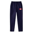 thumbnail image 2 of Ceisia Men's Relaxed Straight-Leg Sweatpants | Elastic Waist Athletic Pants with Canadian Flag Print & Side Pockets (Multiple Solid Colors) Gifts, 2 of 3