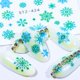 thumbnail image 3 of Pegatinas navideñas para uñas, calcomanías de agua para decoración de uñas de Año Nuevo, pegatinas para decoración de uñas con copos de nieve y estrellas, decoración para uñas, apliques de decoración, 3 of 7