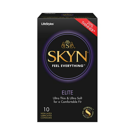 SKYN Elite Condoms, 10ct, Discover the intensity of your senses with SKYN Elite condoms. They're thinner than original condoms to give you the sensation.., By (Best Condoms For Losing Your Virginity)
