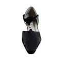 thumbnail image 2 of FLORAL Maribel Women's Wide Width Rhinestone Accent T-Strap Heels (BLACK) 6.5, 2 of 6
