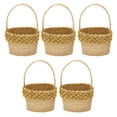 thumbnail image 2 of 5Pcs Halloween Party Candy Bag Wedding Flower Girl Baskets Candy Tote Bucket for Style F, 2 of 8
