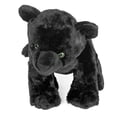 thumbnail image 2 of Wild Republic Jaguar Black, Cuddlekins, Stuffed Animal, 12 Inches, Gift for Kids, Plush Toy, Fill is Spun Recycled Water Bottles, 2 of 5