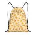 thumbnail image 1 of Saiise Autumn Fall Yellow Leaves Pattern Sports Drawstring Backpack - String Swim Gym Bag with Wet Proof Pocket for Women&Men-Medium, 1 of 6
