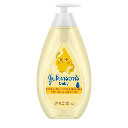 Johnson's Baby Head-To-Toe 2-in-1 Baby Wash & Shampoo, 27.1 fl. oz