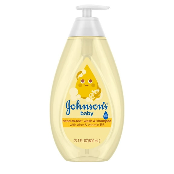 Johnson's Baby Head-To-Toe 2-in-1 Baby Wash & Shampoo, 27.1 fl. oz