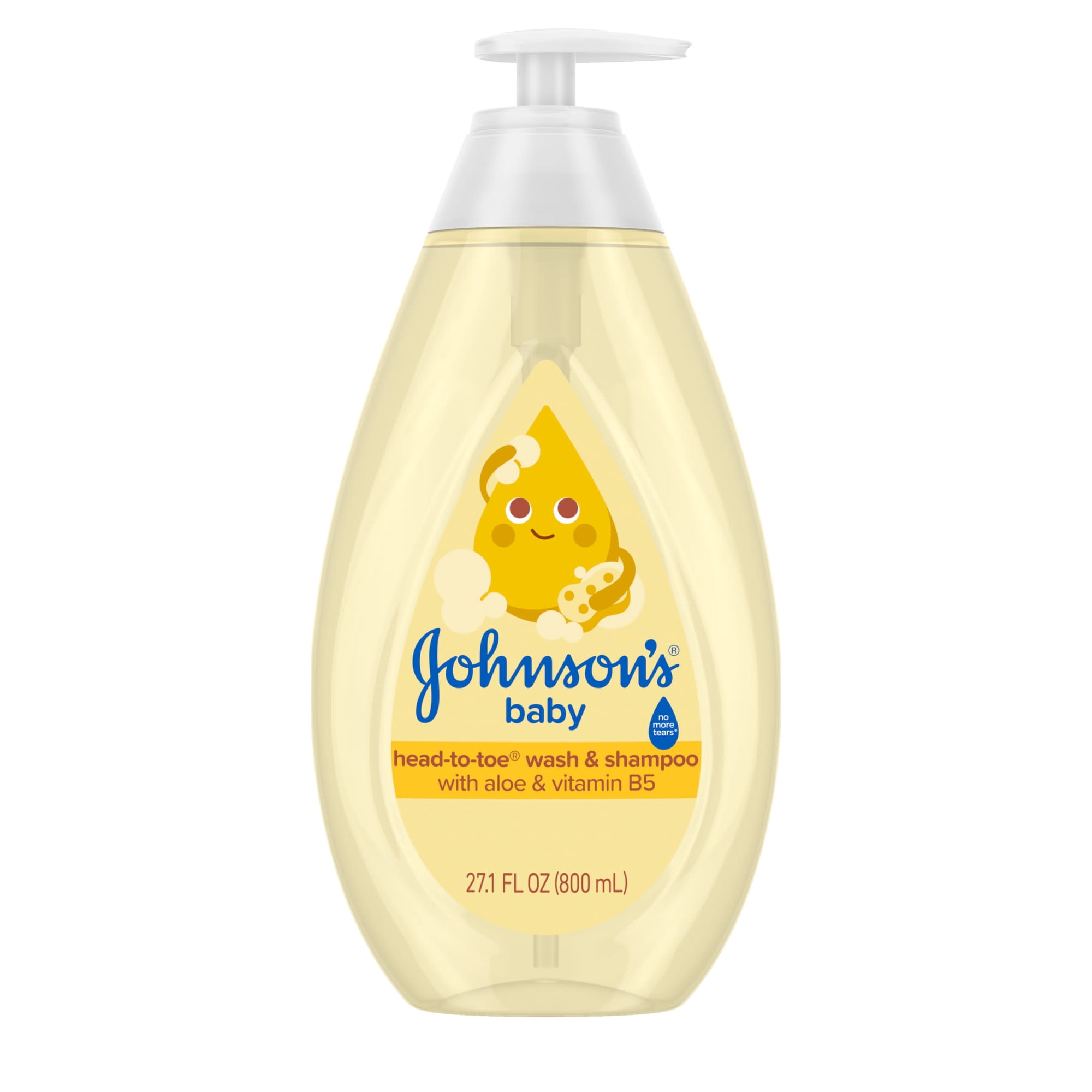 Johnson's Baby Head-To-Toe 2-in-1 Baby Wash & Shampoo, 27.1 fl. oz