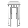 thumbnail image 3 of Furniture of America Mahone Contemporary Glass Top Console Table in Chrome, 3 of 7