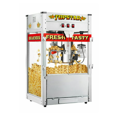 Great Northern TopStar Commercial Quality Bar Style Popcorn Popper Machine, 6208, 12