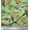 Light Mint Green, variant on Soimoi Poly Georgette Fabric Floral,Birds & Baubles Christmas Printed Fabric 1 Yard 42 Inch Wide