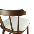 thumbnail image 4 of Christopher Knight Home 38"H Counter Stool Set of 4, Wood Frame, Beige Upholstered Seat, Natural, 4 of 11