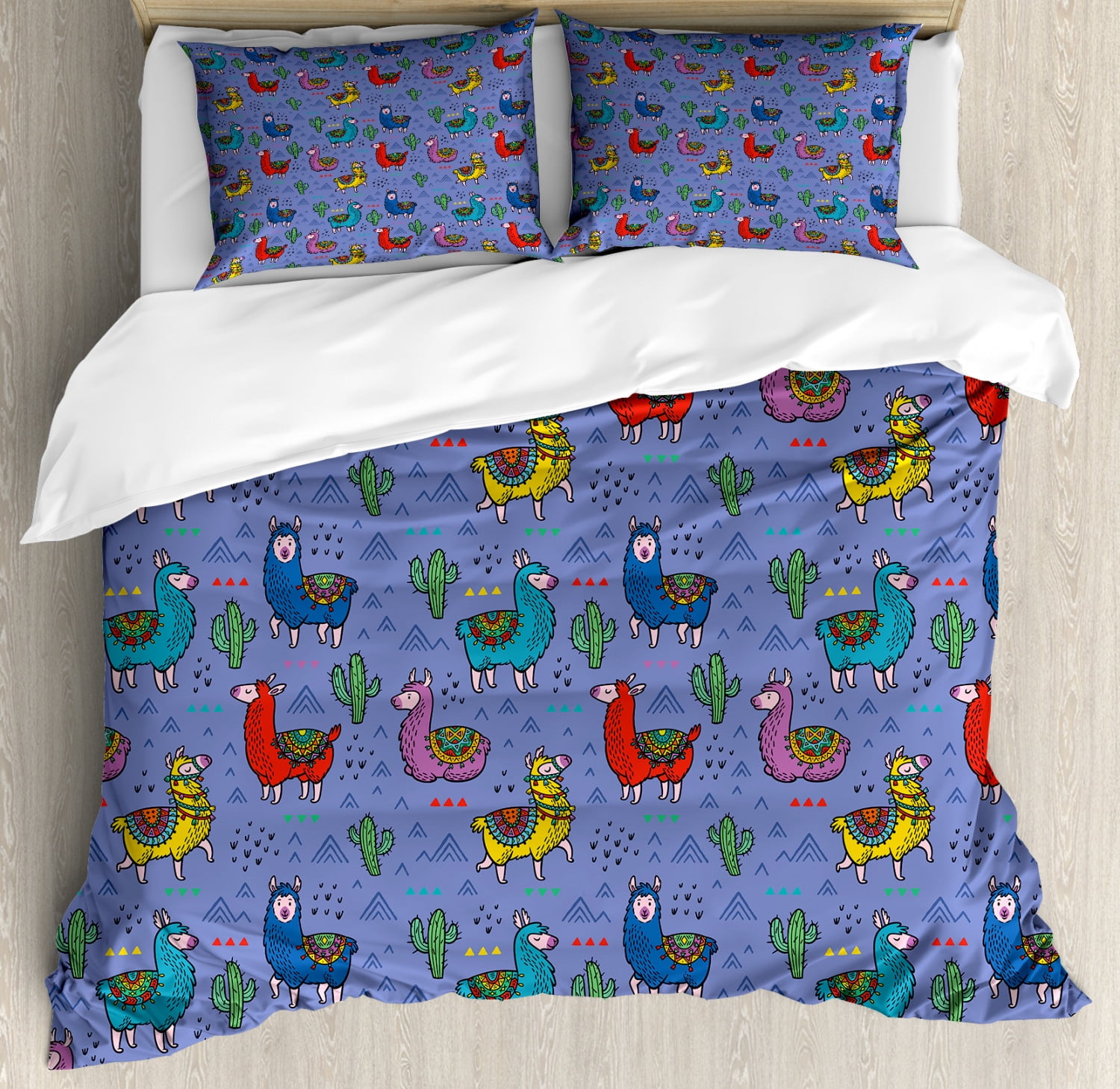 SALE LLAMA Duvet Cover with Pillowcase Quilt Cover Bedding Set ALL SIZES 