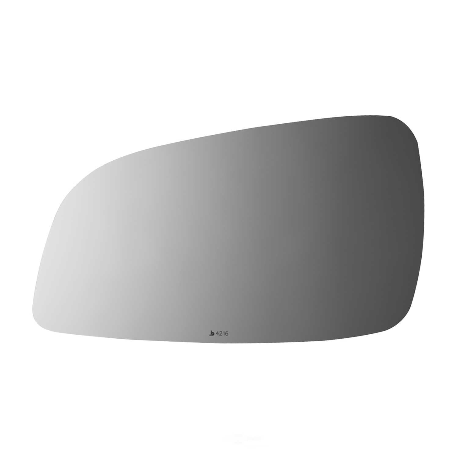 Burco Side View Mirror Replacement Glass - Clear Glass - 4216