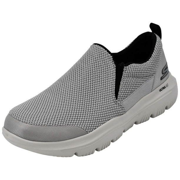 Zapatillas Skechers para Hombre Go Walk Ultra Impecables Gris Claro