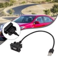 thumbnail image 5 of Car Dash Flush Mount USB Port Panel Extension Cable Adapter for Toyota Vios, 5 of 11