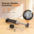 thumbnail image 4 of Cordless Stick Immersion Blender 5-in-1, Ritus 13000RPM Soup Blender Rechargeable Handheld Mixer For Baby Food & Smoothies, Variable Speed, Dishwashe, 4 of 9