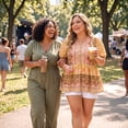 thumbnail image 2 of Agnes Orinda Women's Plus Size V Neck Short Sleeves Summer Shirts Floral Peplum Boho Blouses Tops 4X Yellow, 2 of 6