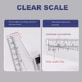 thumbnail image 2 of Architectural Rolling Parallel Ruler Plastic Drawing Ruler for Technical Drawing, 2 of 8