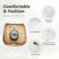 thumbnail image 4 of Balery Magnetic Old Compass On World Map Pantalones cortos deportivos para mujer con forro y dos bolsillos, elásticos, para entrenamiento, gimnasio, yoga-Large, 4 of 7