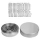 thumbnail image 1 of Molde de Pastel, Donas Moldes, superficie Lisa Lisa Multifuncional Redonda 12 Piezas para Accesorios de Cocina Para El Hogar Fabricando Galletas, Pasteles, Panadería de Envolta de, 1 of 7