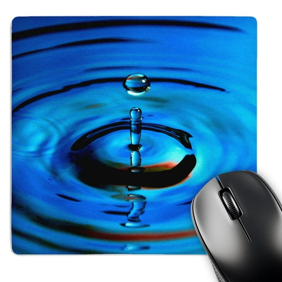 3dRose, Water Droplet Blue Suspended, MousePad