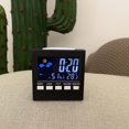 thumbnail image 3 of Voice Controlled Backlight Electronic Alarm Clock with Temperature Readings, 3 of 9