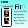 thumbnail image 3 of iHome Smart Wi-Fi Digital Battery Powered Bathroom Scale, Body Weight & BMI, 397 lbs with Fit+ Personal Coach App, FSA and HSA Eligible, Black, 3 of 11