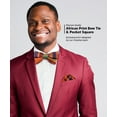 thumbnail image 5 of Vittorio Farina Kente Bow Tie & Pocket Square, 5 of 50