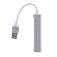 thumbnail image 1 of Adaptador divisor OTG de 4 puertos USB .0 para portátil portátil Gris Baoblaze adaptador usb c hub dongle, 1 of 6
