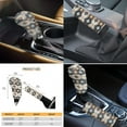 thumbnail image 6 of Renewold Car Seat Cover Full Set 11 PCS, with Steering Wheel Headrest Handbrake Gear Shift Knob Cover Cup Coasters Auto Seat Cover Accessories, Southwest American Tribal Blue Brown, 6 of 7
