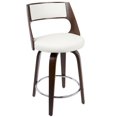 thumbnail image 3 of Cecina Mid-Century Modern Counter Stool by LumiSource, 3 of 8