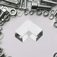 thumbnail image 4 of CRILSTYLEO Zinc Alloy Pipe Connector Water Pipe Connection Fasteners Silver 1Pcs, 4 of 6