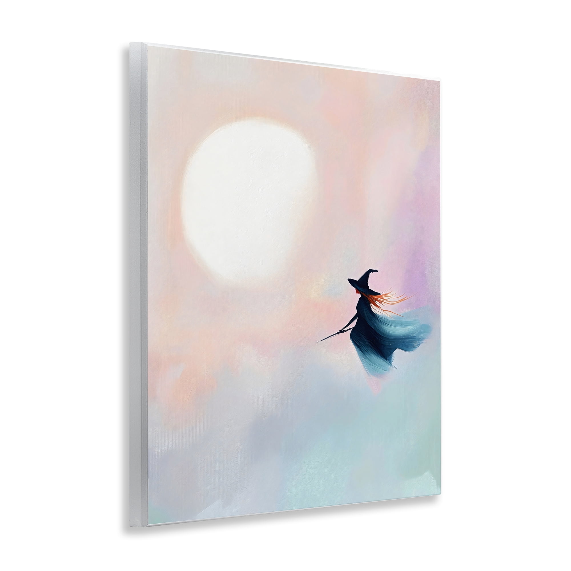 Stupell Industries Witch Flying at Sunset Wall Plaque Art, design by The Prints Vibe