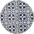 thumbnail image 1 of Safavieh Chatham Dark Blue Contemporary Rug - Round 5', 1 of 5