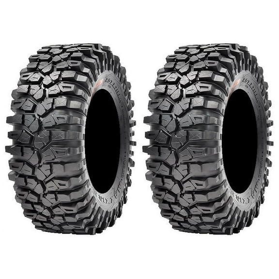 Pair of Maxxis Roxxzilla 396 Radial (8ply) ATV Tires 32x10-14 (2)