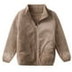 thumbnail image 1 of Abrigo De Invierno Para Niños Pequeños Chaquetas Con Cremallera Para Niños Y Niñas Color Sólido Para Bebés Ropa De Abrigo Con Bolsillo Para Mantener El Calor Odeerbi LM103-9498, 1 of 3