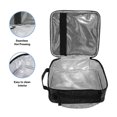 thumbnail image 3 of Haosy Dark Mysterious Swirling Plants Reusable Lunch Box Men/Women Insulated Lunch Bag for School Picnic Travel, 3 of 6