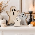 thumbnail image 7 of Ghost Decor 6 Pcs Wooden Ghost Halloween Decor Cute Halloween Decor For Mantel Shelf Window Sill Halloween Home Decor Halloween Decorations Indoor For Kitchen Tabletop Holiday Display,A,B, 7 of 7
