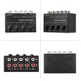 thumbnail image 4 of Yeacher Mini Stereo Audio Mixer with 4-Channel RCA Inputs Separate Controls Full Metal Shell, 4 of 6