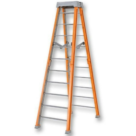 Large 10 Inch Breakaway Orange Ladder for WWE Wrestling Action