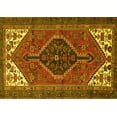 thumbnail image 1 of Ahgly Company Machine Washable Indoor Rectangle Persian Yellow Traditional Area Rugs, 3' x 5', 1 of 1