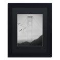 thumbnail image 2 of Trademark Fine Art "Golden Gate Pier and Birds I" Canvas Art by Moises Levy Black Matte, Black Frame, 2 of 5