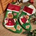 thumbnail image 6 of Gupgi Christmas Stockings, Hanging Santa Claus/Snowman/Gingerbread Gift Bag Christmas Candy Gift Bag, 6 of 6