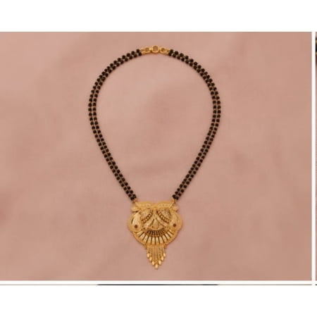 RIVORAH Royal Antique Mangalsutra Pendant Necklace