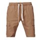 thumbnail image 5 of Txlixc Pantalones cortos de verano para hombres, pantalones cortos de cuerda de color sólido con bolsillos Txlixc moda, 5 of 7