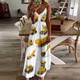 thumbnail image 2 of Excavator Construction Vehicle Truck Sleeveless Dress for Women Clothing Female Women's Summer Skirt, 2 of 6