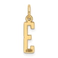 thumbnail image 3 of 14k Yellow Gold Small Elongated Number 3 Charm Pendant, 3 of 4