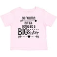 thumbnail image 3 of Inktastic So I'm Little, but I'm Gonna Be a Big Sister Girls Baby T-Shirt, 3 of 5